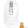 A-4Tech Мышь Fstyler FG20S белый/серый оптическая (2000dpi) silent беспроводная USB для ноутбука (3but)