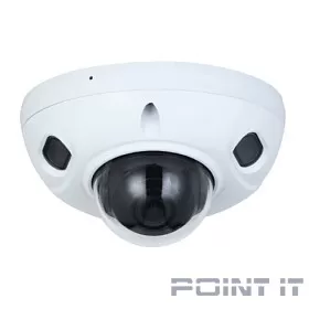 DAHUA DH-IPC-HDBW3241FP-AS-0210B-S2 Уличная мини-купольная IP-видеокамера с ИИ 2Мп, 1/2.8” CMOS, объектив 2.1мм, видеоаналитика, ИК-подсветка до 30м, IP67, IK10, корпус: металл
