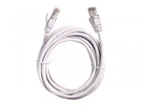 Патч-корд Technolink UTP4 cat 5e, 3,0м, ВС, LSZH, белый, литой коннектор