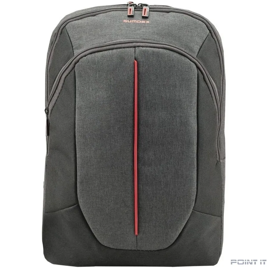 Сумка SUMDEX PON-263GY(полиэстр серый до 15,6")