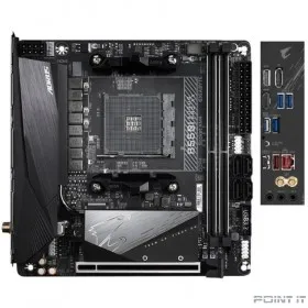 Gigabyte B550I AORUS PRO AX {Soc-AM4 AMD B550 2xDDR4 mini-ITX AC`97 8ch(7.1) 2.5Gg RAID+HDMI+DP}