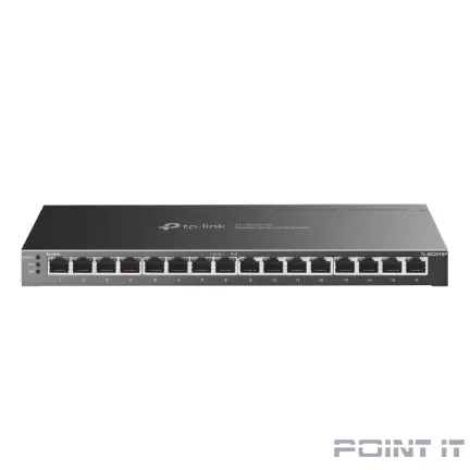 TP-Link SG2016P Коммутатор JetStream Smart с 16 гигабитными портами (8 портов PoE+)