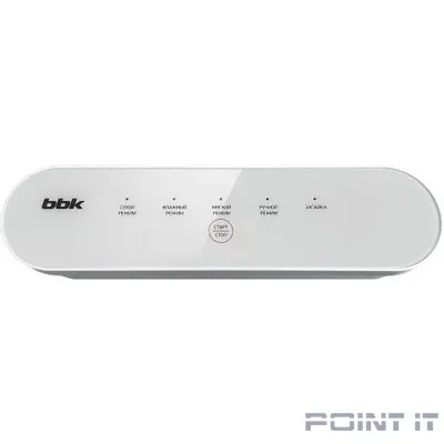 Вакуумный упаковщик BBK BVS602, 90Вт, белый [bvs602 (w)]