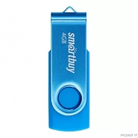 Smartbuy USB Drive 4GB Twist Blue (SB004GB2TWB)