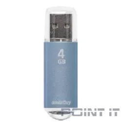 Smartbuy USB Drive 4GB V-Cut Blue (SB4GBVC-B)