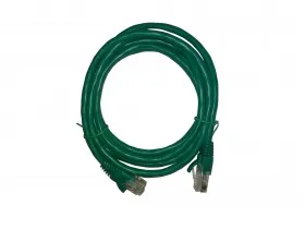 Патч-корд Technolink UTP4 cat 5e, 2,0м, ВС, LSZH, зеленый, литой коннектор