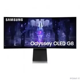 Монитор LCD Samsung 34&quot; S34DG852SI {OLED curved 3440x1440 175Hz 2xHDMI DisplayPort USB-C Smart}