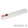PowerCube Фильтр-удлинитель (SPG(5+1)-B-15), 6 розеток, 5м. 10А/ 2,2кВт, серый