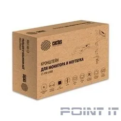 Cactus CS-VM-LH08-BK черный 13"-27" макс.8кг настольный поворот и наклон