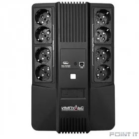Импульс ИБП МАСТЕР 1000 {1000ВА/600Вт, LED, USB, RJ11/RJ45, SCHUKOx8} {MT10201}