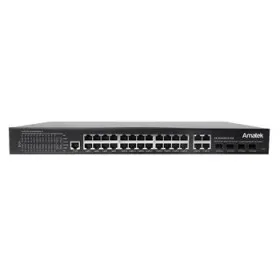 AN-SGM28P24-400 - 28-портовый гигабитный управляемый L2 коммутатор с PoE до 400Вт