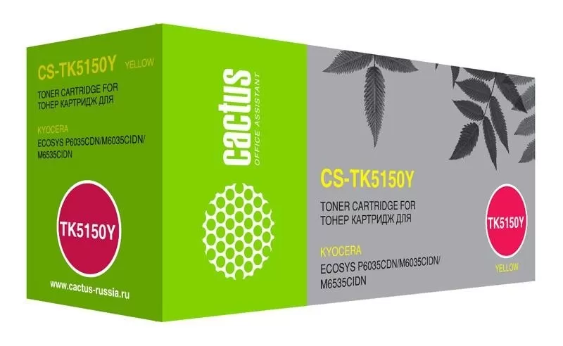 Картридж YELLOW /M6035CIDN 100K CS-TK5150Y CACTUS