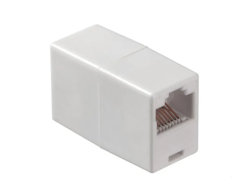 Соединительный модуль RJ-45(8p8c) на RJ-45(8p8c) / белый, Netko