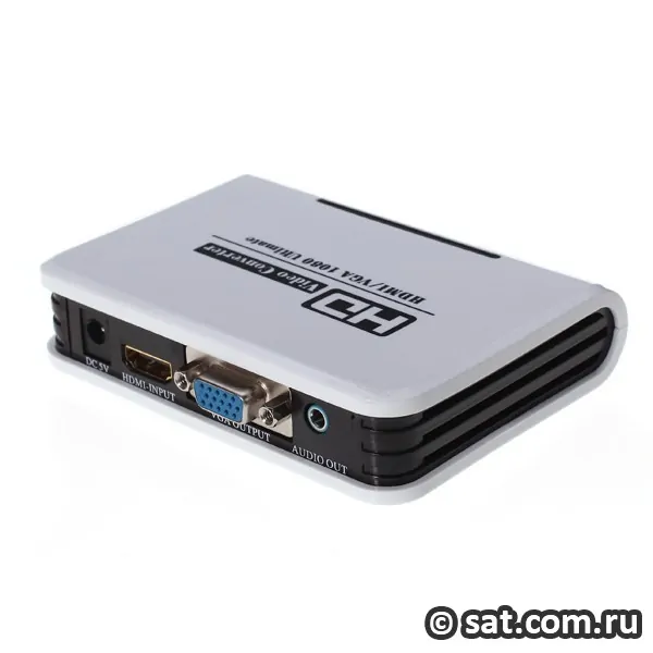 Конвертер HDMI в VGA + Audio 3.5mm / Dr.HD CV 123 HVA
