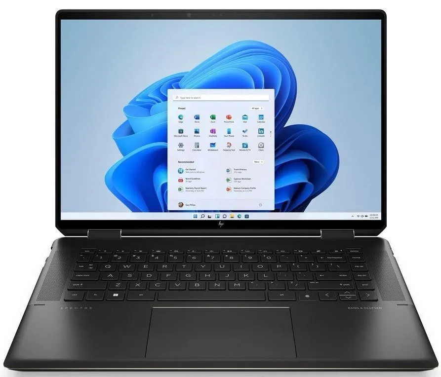 Ноутбук HP Spectre 14-EF0013 13.5" 3000x2000/Intel Core i7-1255U/RAM 16Гб/SSD 1Тб/Intel Iris Xe Graphics/ENG|RUS/Windows 11 Home черный 1.36 кг 66B40UA