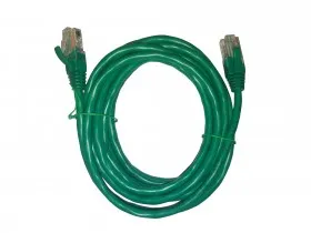 Патч-корд Technolink UTP4 cat 5e, 3,0м, ВС, LSZH, зеленый, литой коннектор