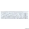 Клавиатура Oklick 550ML белый USB slim Multimedia LED [1061618]