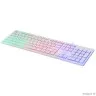 Клавиатура Oklick 550ML белый USB slim Multimedia LED [1061618]