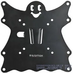 Kromax CASPER-200 black, Кр. стал. наст. для TV 15"-40", max 30 кг, 0 ст св., от ст. 21 мм, max VESA 200x200 мм.