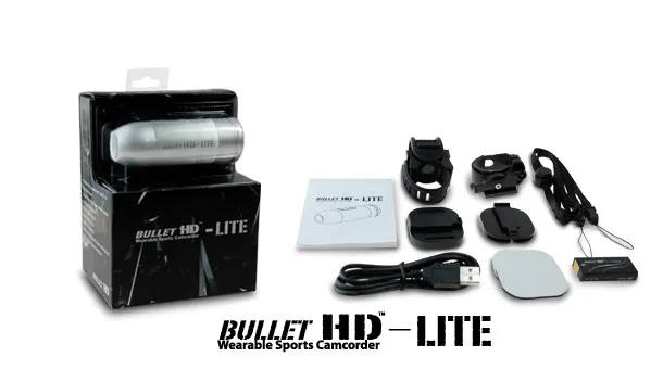 Экшн камера (видеорегистратор) Bullet 720p 1280*720 25fps, microSD, разъем USB 5pin, серебряный EOL
