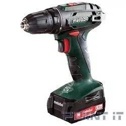 Metabo BS 14.4 Безударная дрель-шуруповерт [602206530] { 2х2.0Ач Li-Ion,10мм,кейс, вес 1.2 кг }