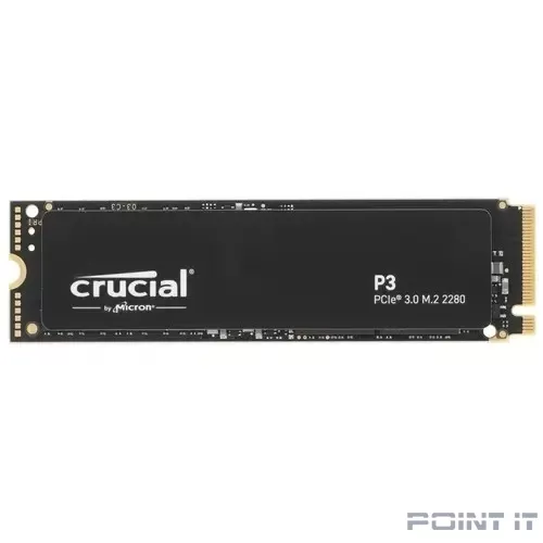 SSD 2Tb Crucial P3 3D NAND M2 PCIe NVMe R3500Mb/s W3000MB/s CT2000P3SSD8
