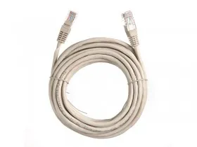 Патч-корд Technolink UTP4 cat 5е, 5,0м, BC, LSZH, серый, литой коннектор