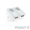 TP-Link TL-PA4020P KIT AV600 Комплект 2-портовых адаптеров Powerline со встроенной розеткой