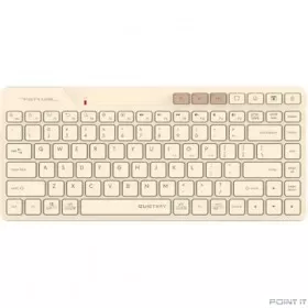 Клавиатура беспроводная A4Tech Fstyler FBK26C AS бежевый (USB, BT/Radio, slim Multimedia) (FBK26C AS)