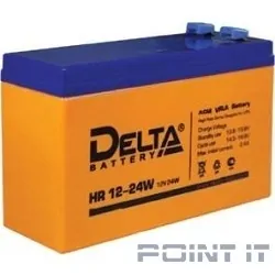 Delta HR 12-24W (6 А\ч, 12В) свинцово - кислотный аккумулятор