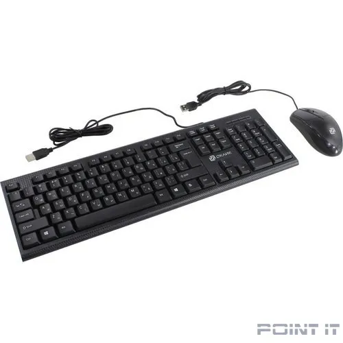 Клавиатура + мышь Oklick 640M черный USB [1102281]