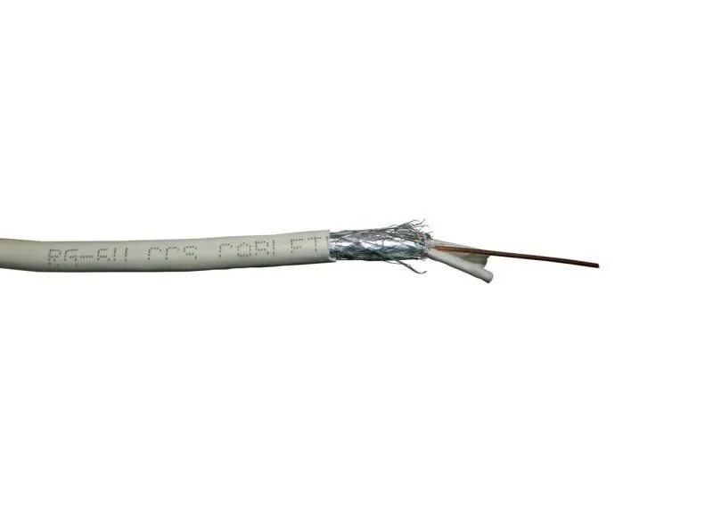 Кабель коаксиальный RG-6U Technolink (CCS, AL), белый (100м)
