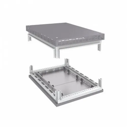 Крыша перфорированная и основание для IT корпусов CQE 800 x 800 RAL7011