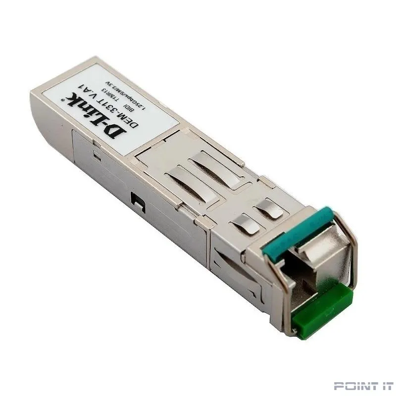 D-Link 331T/40KM/B1A WDM SFP-трансивер с 1 портом 1000Base-BX-D (Tx:1550 нм, Rx:1310 нм) для одномодового оптического кабеля (до 40 км)