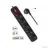Defender Удлинитель G550 5.0 м, 5 розеток [99343] выключатель, с заземлением