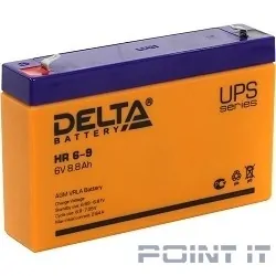 Delta HR 6-9 (634W) (9 А\ч, 6В) свинцово- кислотный аккумулятор