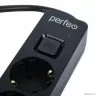 Perfeo сетевой фильтр "REAL STREAM, 5,0м, 5 розеток, 16А, 3500 Вт, тройная защита, черный.