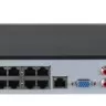 DAHUA DHI-NVR2108HS-8P-I2 8-канальный IP-видеорегистратор с PoE, 4K, H.265+, видеоаналитика, входящий поток до 144Мбит/с, 1 SATA III до 10Тбайт