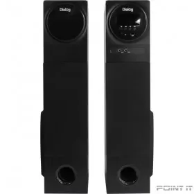 Dialog Progressive AP-2300 BLACK - акустические колонки 2.0, 2*40W RMS,  Bluetooth, FM+USB+SD reader