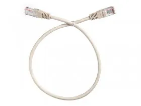 Патч-корд Technolink &quot;C&quot; UTP4 cat.5е, 0.5м, CCA, LSZH, серый, литой коннектор