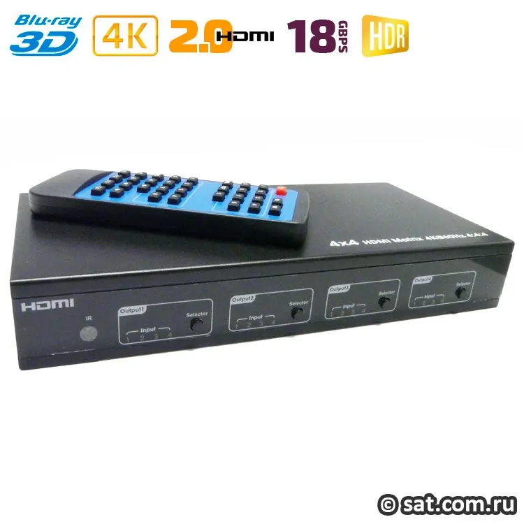 HDMI 2.0 матрица 4x4 / Dr.HD MA 446 FX
