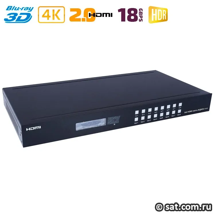 HDMI 2.0 матрица 8x8 / Dr.HD MA 886 FX