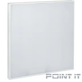 Iek LDVO0-6575-40-6500-K01 Светильник светодиодный ДВО 6575 595х595х25мм 40Вт 6500К равномерная засветка опал {аналог люм.свет. 4х18 накладных или в потолок Армстронг}