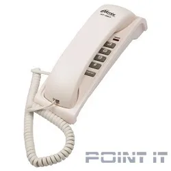 RITMIX RT-007 white {Телефон проводной Ritmix RT-007 белый [повторный набор, регулировка уровня громкости, световая индикац]}