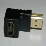 Переходник гнездо HDMI - штекер HDMI угловой, Netko