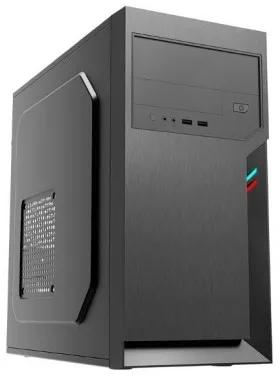 Корпус FOXLINE FL-702 MiniTower Цвет черный FL-702-FZ450-U32