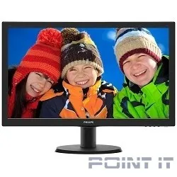 Монитор LCD PHILIPS 23.6" 243V5QHSBA (00/01) черный {VA LED 1920x1080 8ms 16:9 250cd 178гр/178гр D-Sub DVI HDMI}