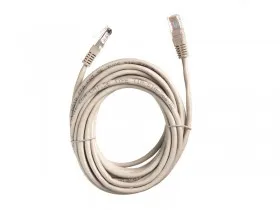 Патч-корд Technolink &quot;C&quot; UTP4 cat.5е, 5.0м, CCA, LSZH, серый, литой коннектор