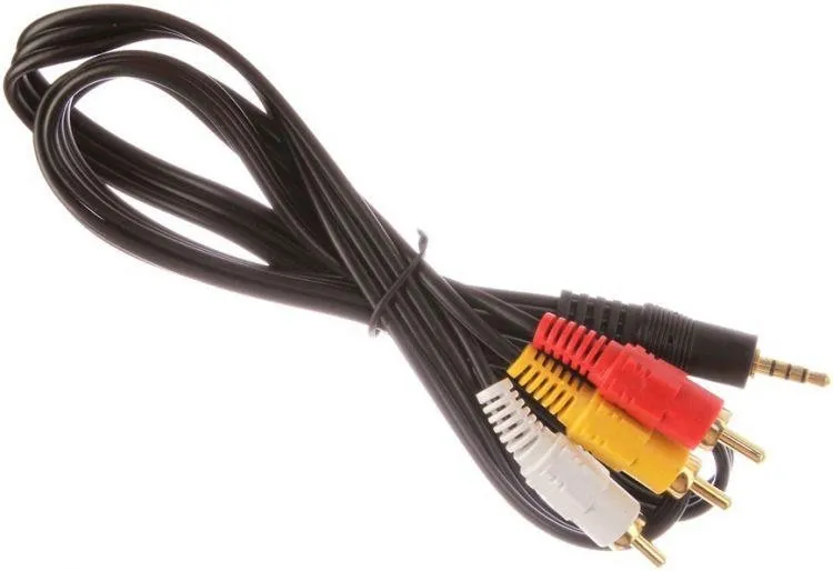 Кабель AUDIO MINIJACK-3RCA 1M AT1006 ATCOM