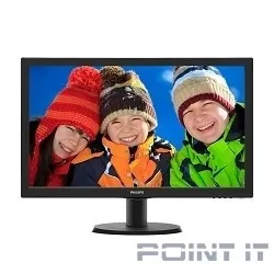 Монитор LCD PHILIPS 23.6" 243V5QHABA (00/01) черный {MVA, LED, 1920x1080, 8 ms, 178°/178°, 250 cd/m, 10M:1, DVI, HDMI, D-Sub}